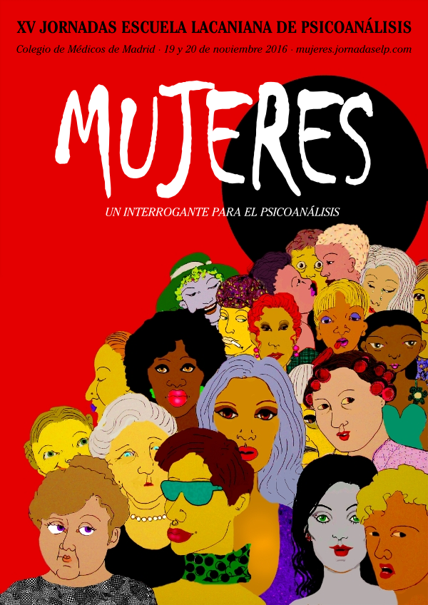 Cartel de las XV Jornadas de la ELP "Mujeres"