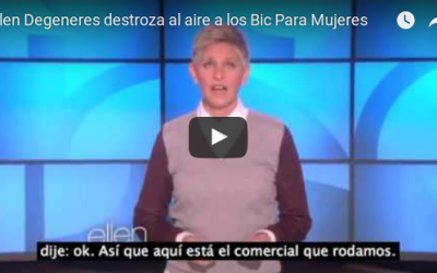 Ellen Degeneres sobre los «Bic Para Mujeres»